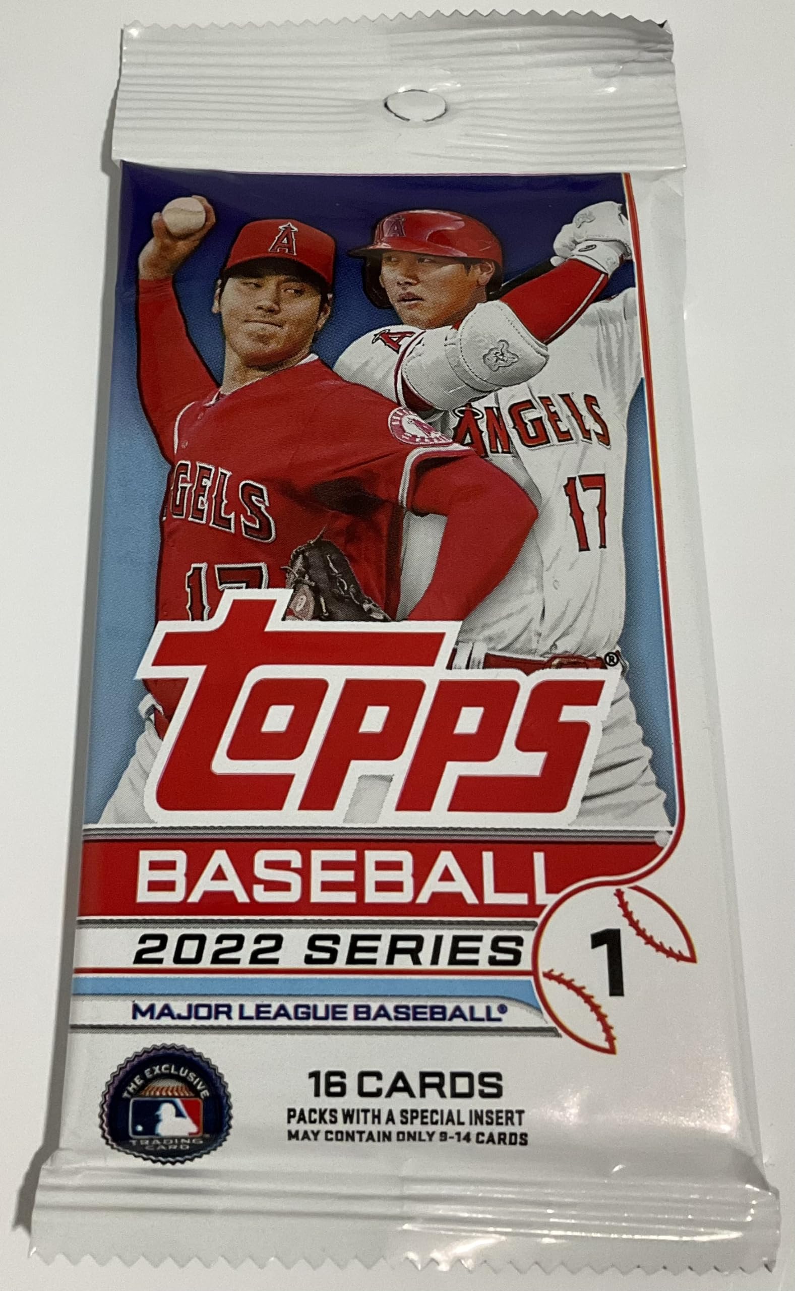 2022 Topps Series 1 Baseball Factory Sealed Pack of Trading Cards - 1 Pack - 16 Cards Per Pack - Look for Exclusive Royal Blue Parallels, Inserts, Autos