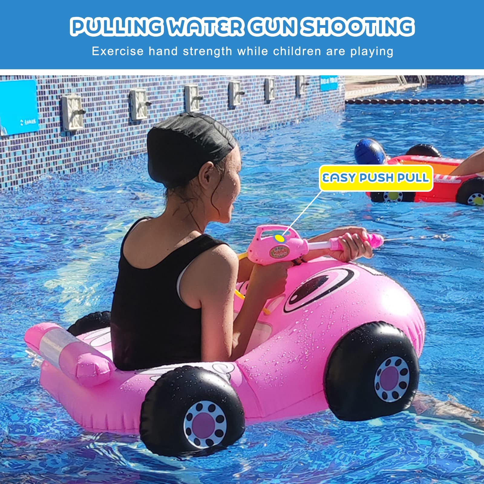 Bouée Bébé Avion Chitomars Avec Pistolet à Eau - Siège Piscine Enfant 3-10 Ans - Gonflable Sécurisé