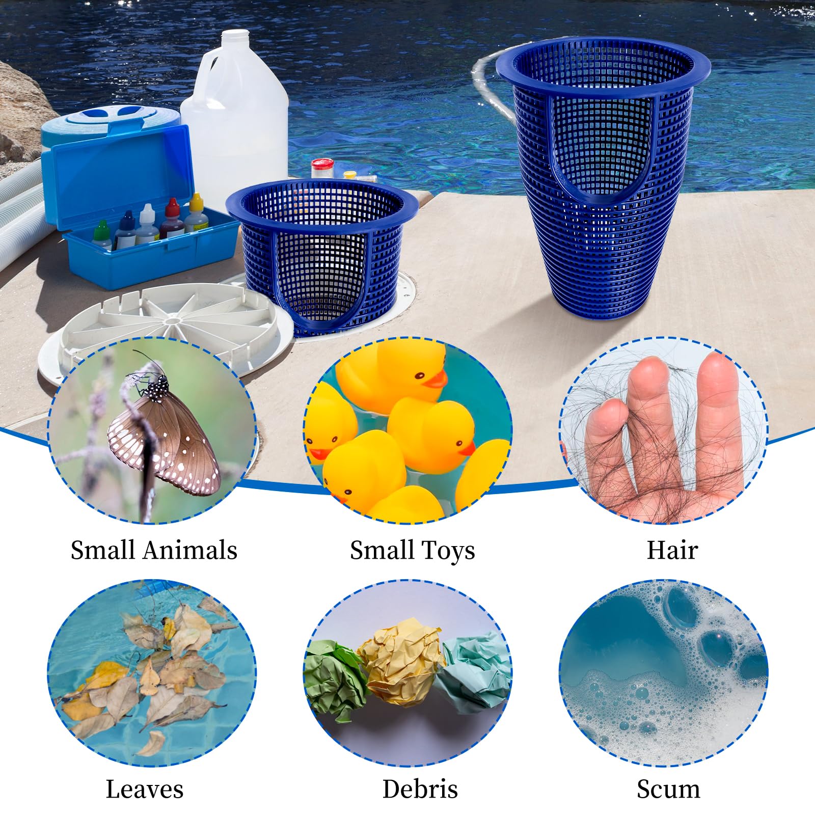 AOIT Pool-Pumpenfilterkorb 91110040 – Kompatibel Mit Whisperflo & Intelliflo Pumpen, 2 Stück