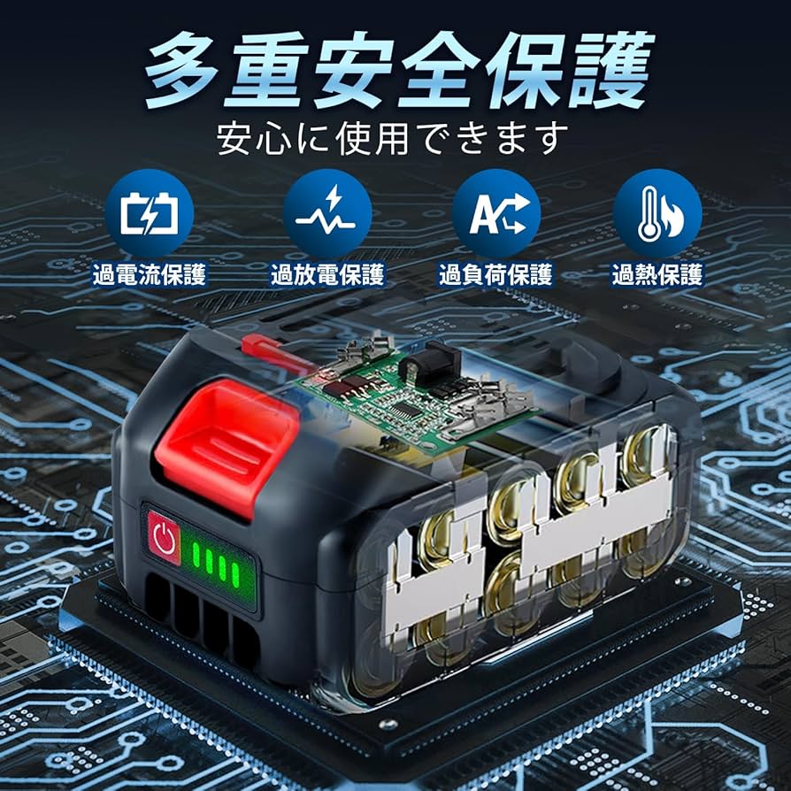 タキヨークマキタバッテリー18V マキタ 18V バッテリー 超小型 充電器 130g タイプCケーブルで