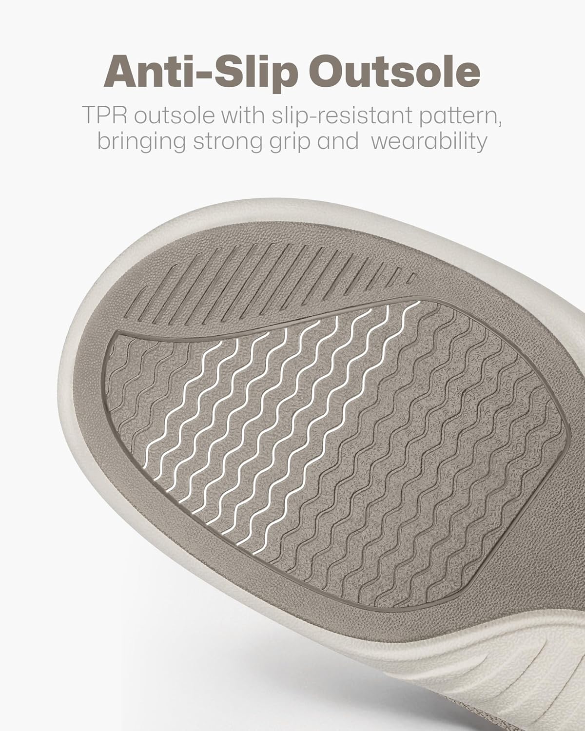 Mens Slip On Shoes, Mens Boat Shoes with Arch Support, Orthopedic Canvas Loafers for Plantar Fasciitis, Indoor & Outdoor Walking Slippers Shoes for Pain Relief (8.5, Beige) - Image 7