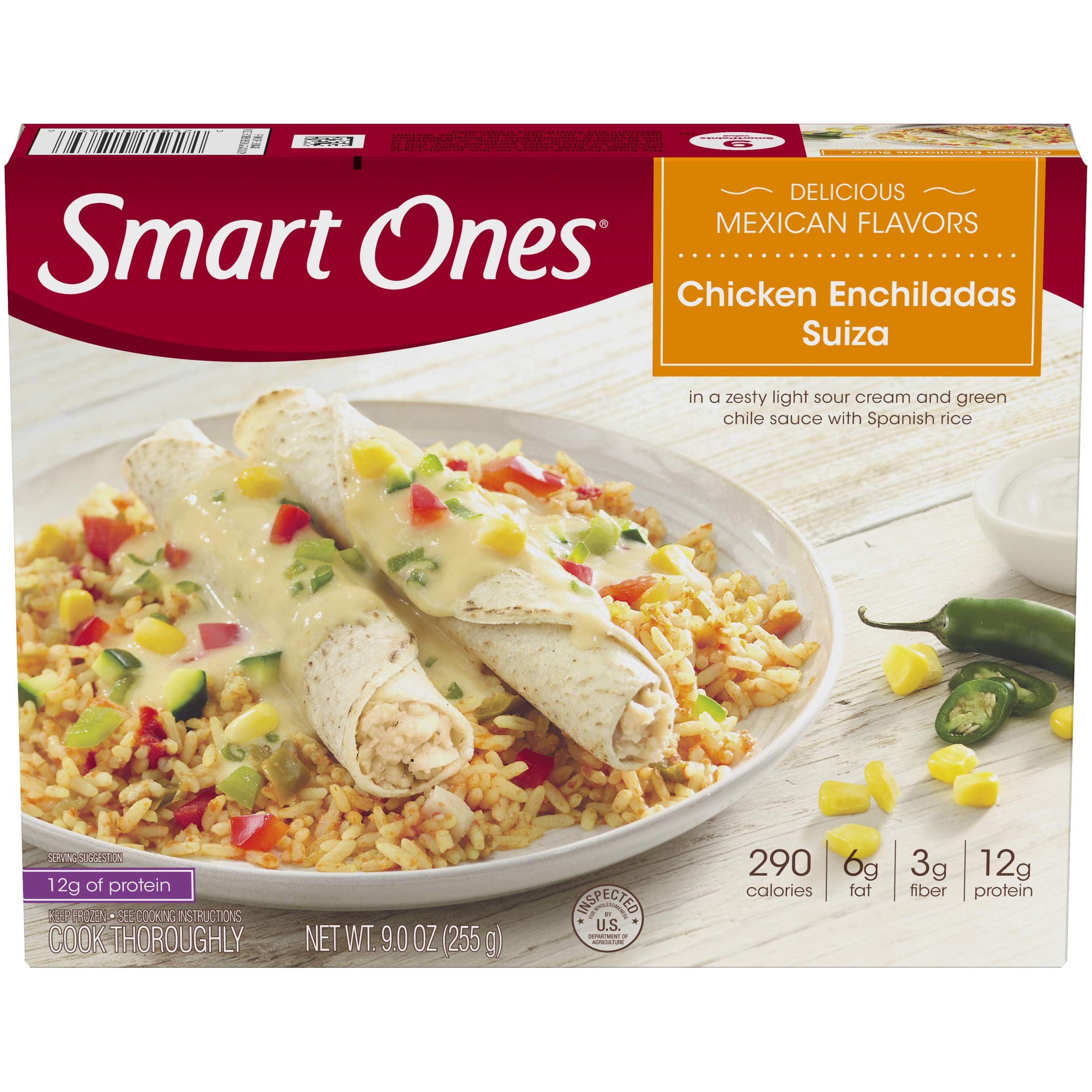 Amazon.com: Smart Ones, Chicken Enchilada Suiza, 9 oz (Frozen