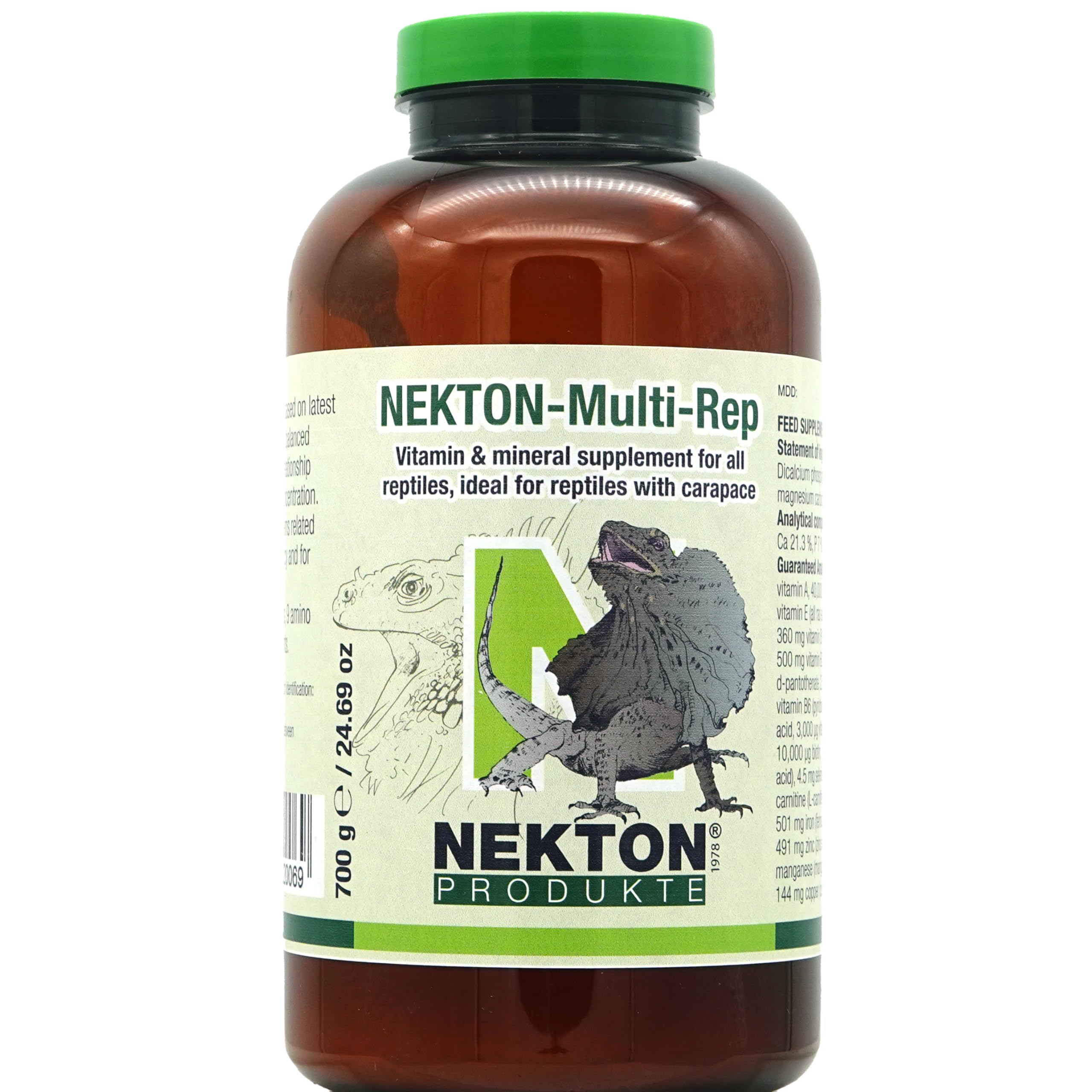 Nekton Multi-Rep, 1er Pack (1 x 700 g) Vitamin- und Mineralstoffpräparat für Reptilien