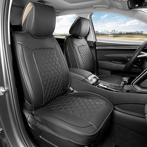Miniatura 6 de Prestige Fundas de asiento de alta calidad, fundas de asiento de automóvil de ajuste semipersonalizado, solo para asientos delanteros, funda