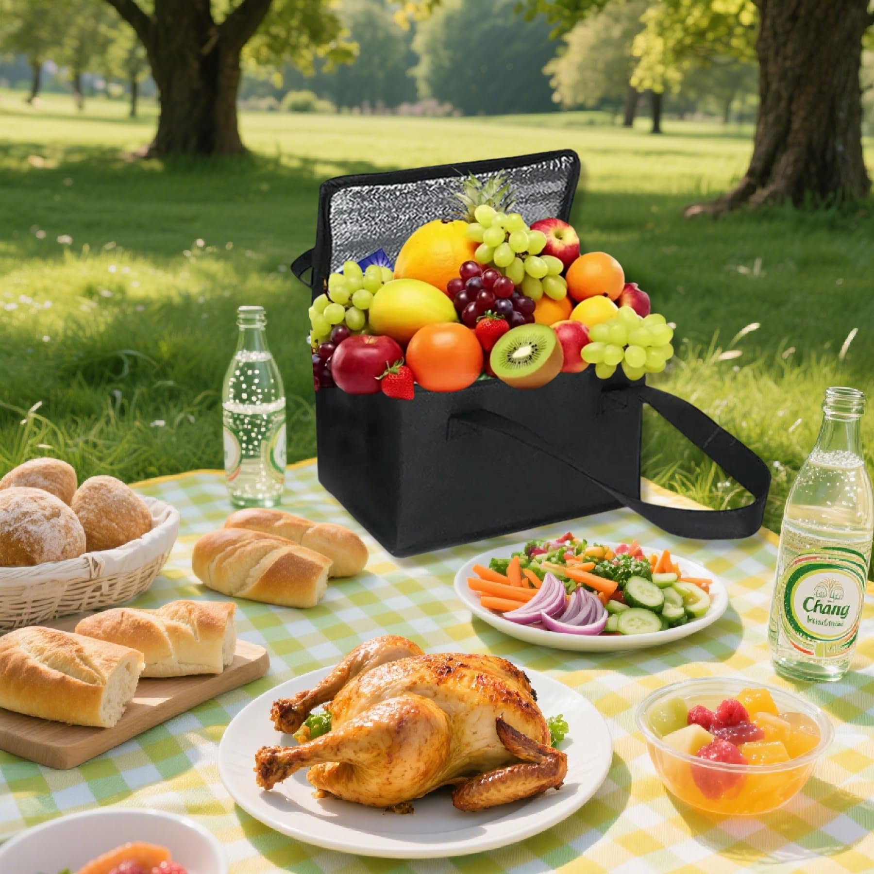 2 Pz Borsa Frigo Borsa Frigo Termica Borsa Da Viaggio Adatte Camping Pique Nique Lavoro Consegne