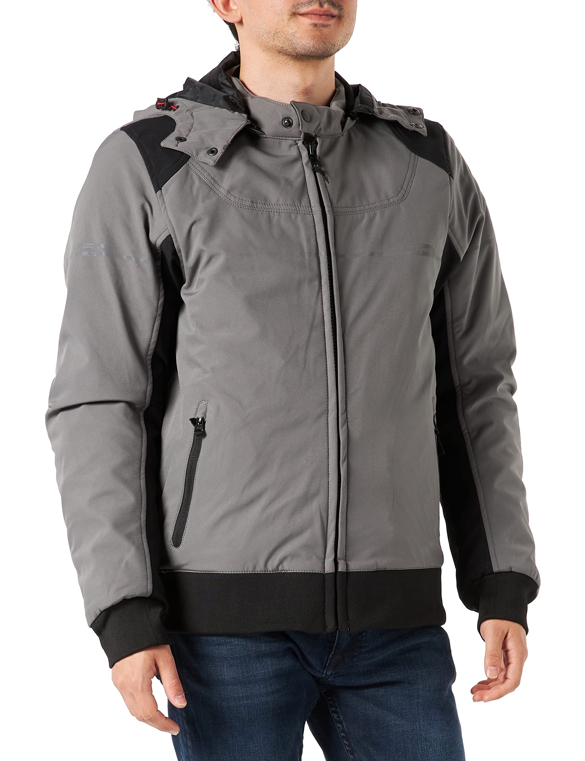 Furygan Sektor Evo SEKTOR EVO - Veste Moto Sportwear & Urbain - Inserts rétroréfléchissants - Capuche amovible - Membrane Waterproof & respirante - Thermique Homme