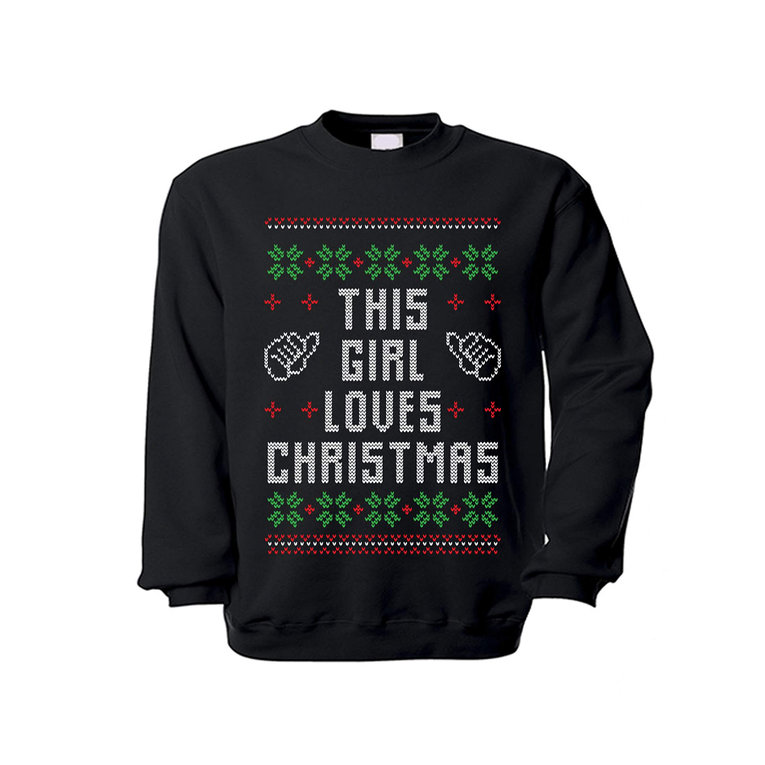 Pull Pull This Girl Loves Christmas Copytec noir XL