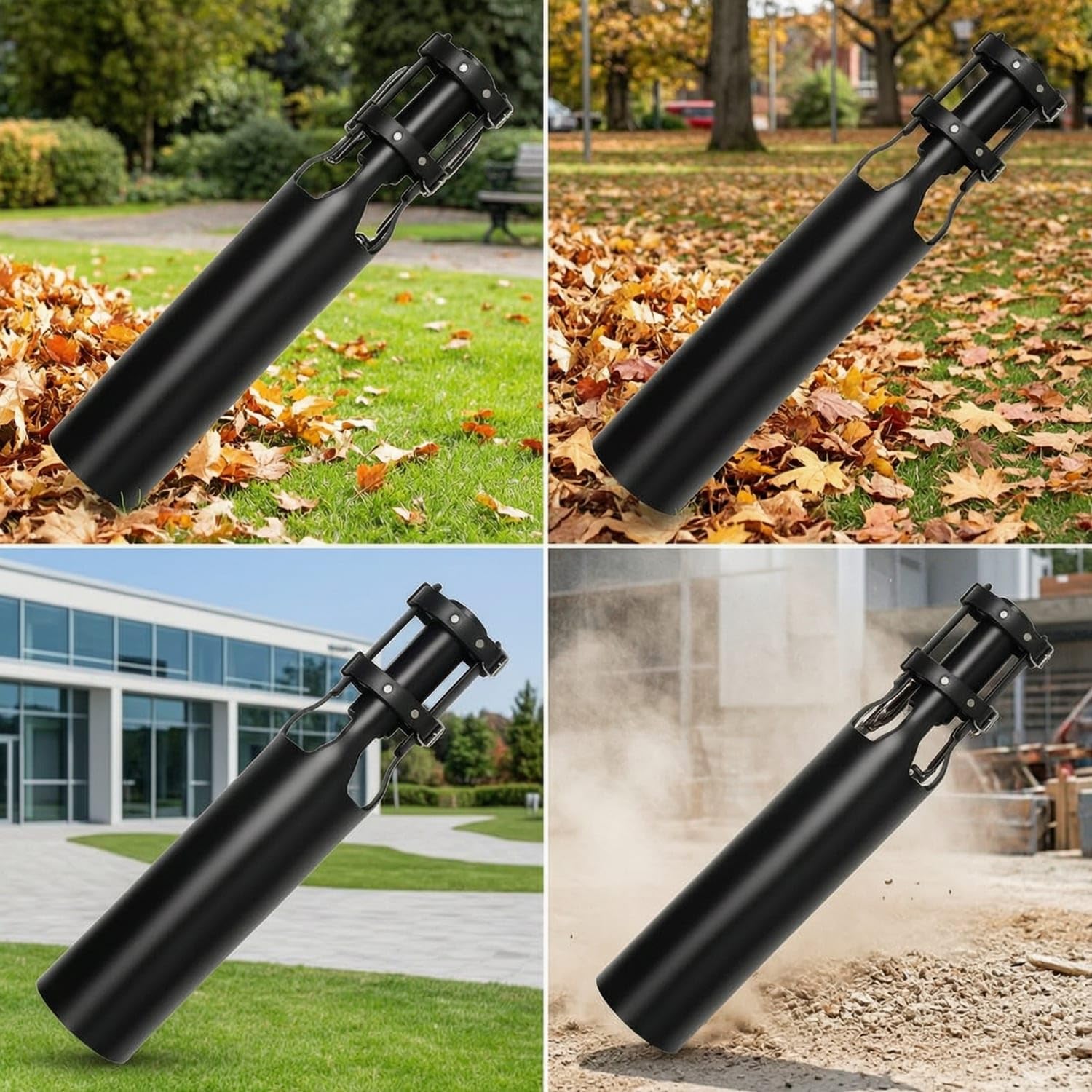 Easy to Install Leaf Blower Air Concentrator Adjustable Blower Attachment with Straps Long-Lasting Booster Attachment Powerful for Homeowners, Gardeners, Yard Cleanup, Garden Maintenance, Black-image-15
