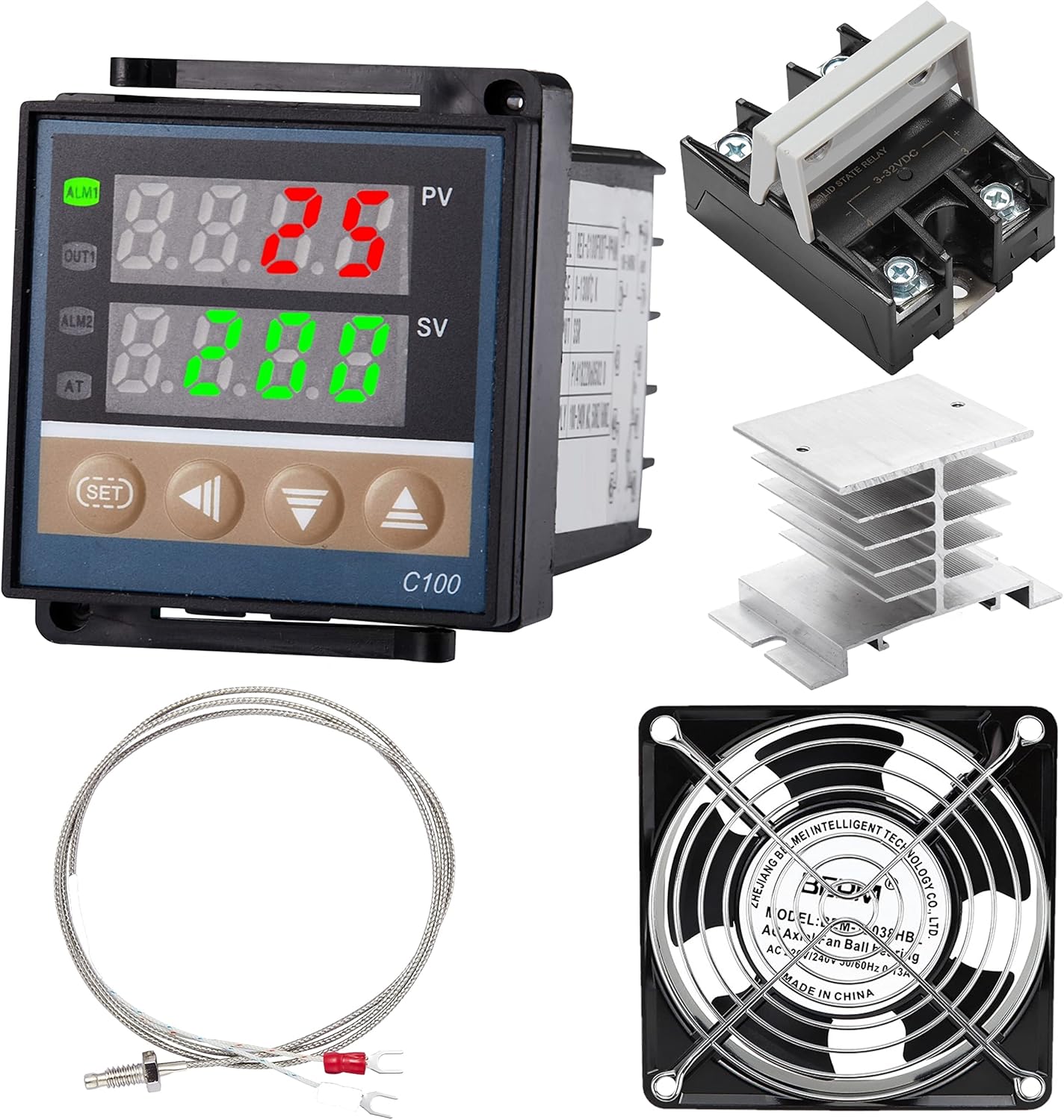 VIGELA 100220VAC PID Temperature Controller Kit(Up to 400