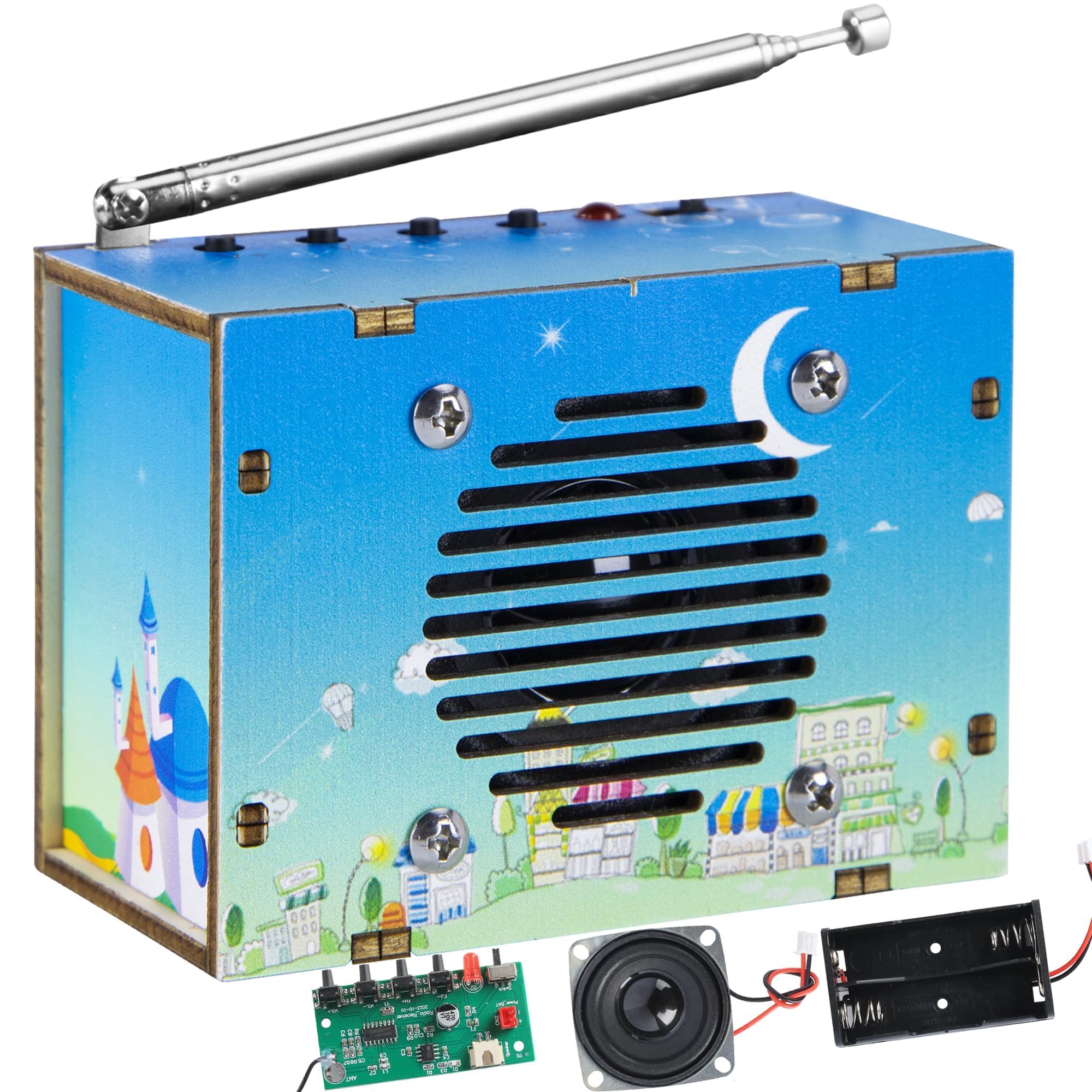 Amazon.com: STEM Toys DIY FM Radio Kit, Science Circuit Project