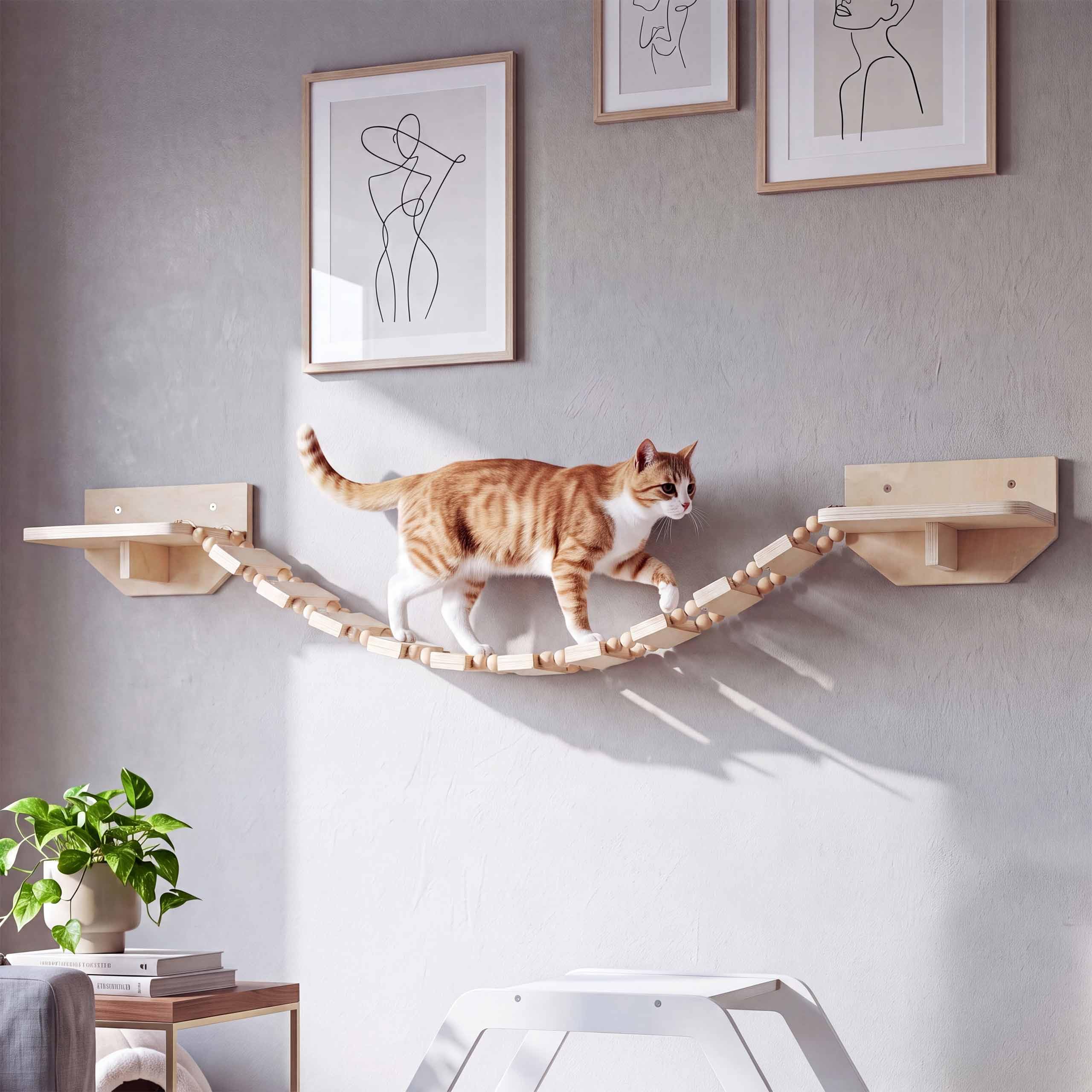 Mendler Kletterbrücke HWC-Q56 - Natur