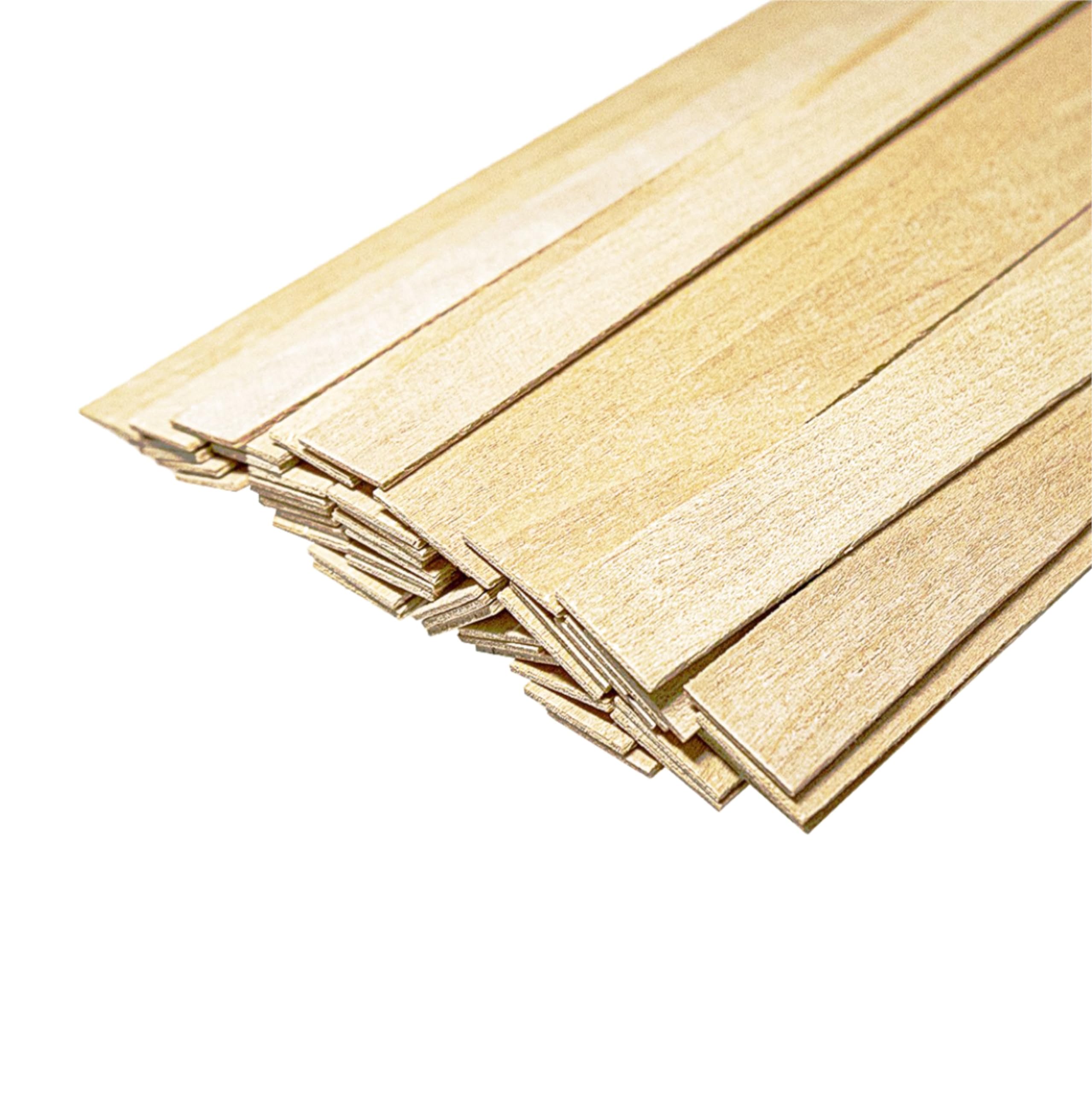 50 pcs Wood Wicks for Candles Making. 5.1 X 0.5 X 0.06 Inch Naturally Smokeless Wooden Candle Wicks… (50×1.5mm Wick)