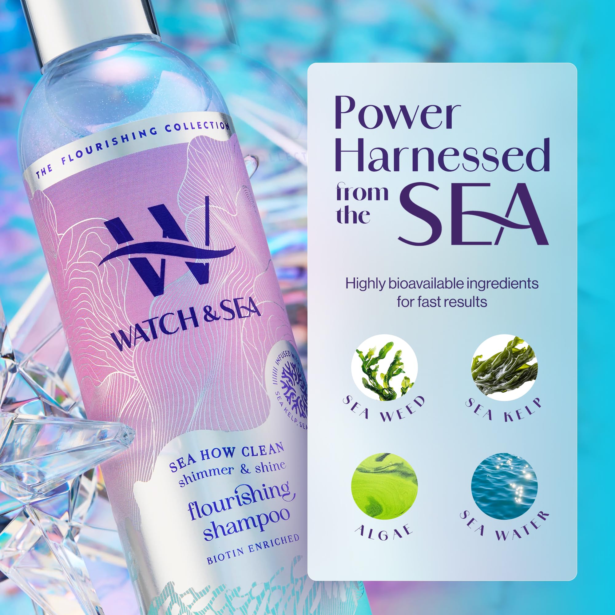 Amazon.com : Watch & Sea Shimmer & Shine Flourishing Shampoo
