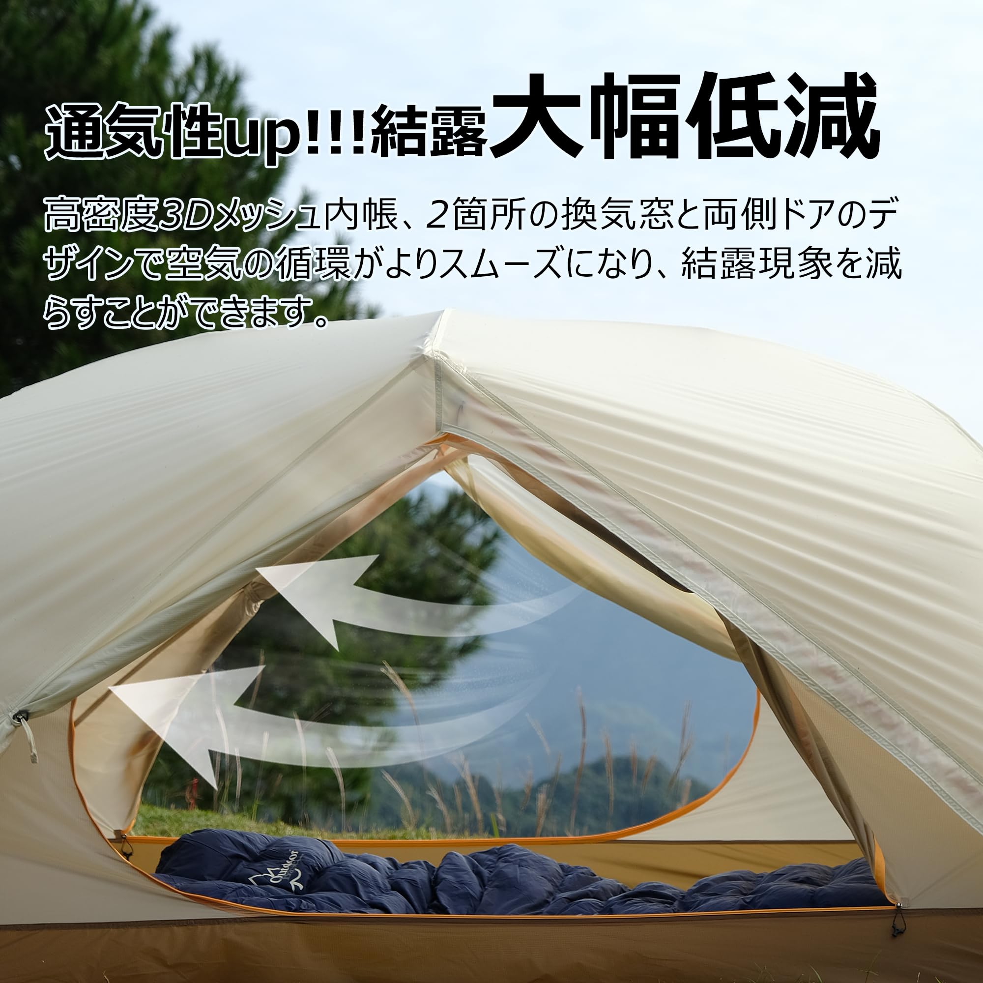 Amazon.co.jp: Vidalido テント 軽量 1~2人用 15Dナイロン 登山
