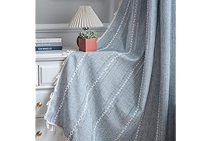 ColorBird Linen Farmhouse Curtains