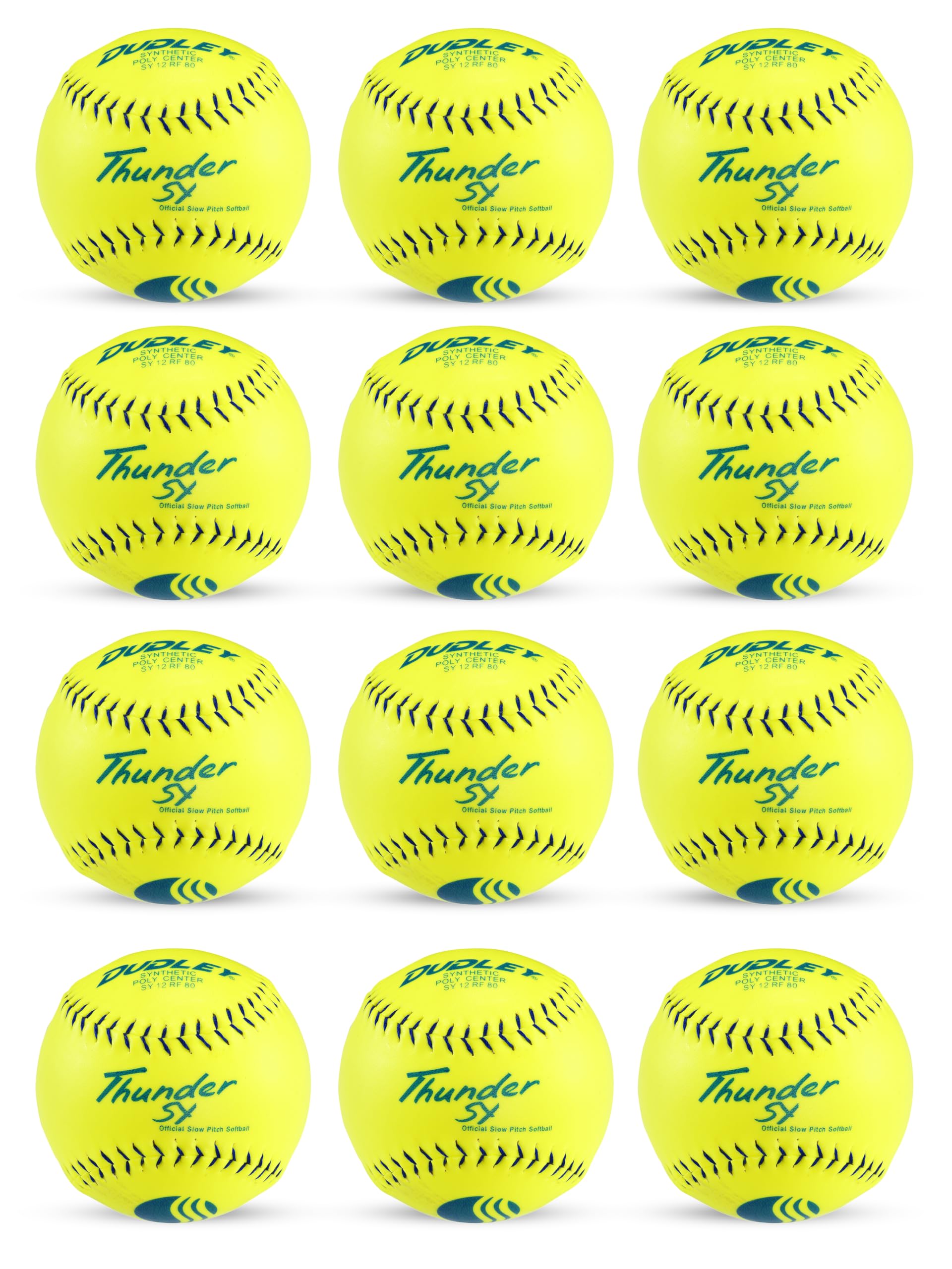Dudley | Slowpitch Softballs | Official USASB & USSSA | Multiple 12 Count Options