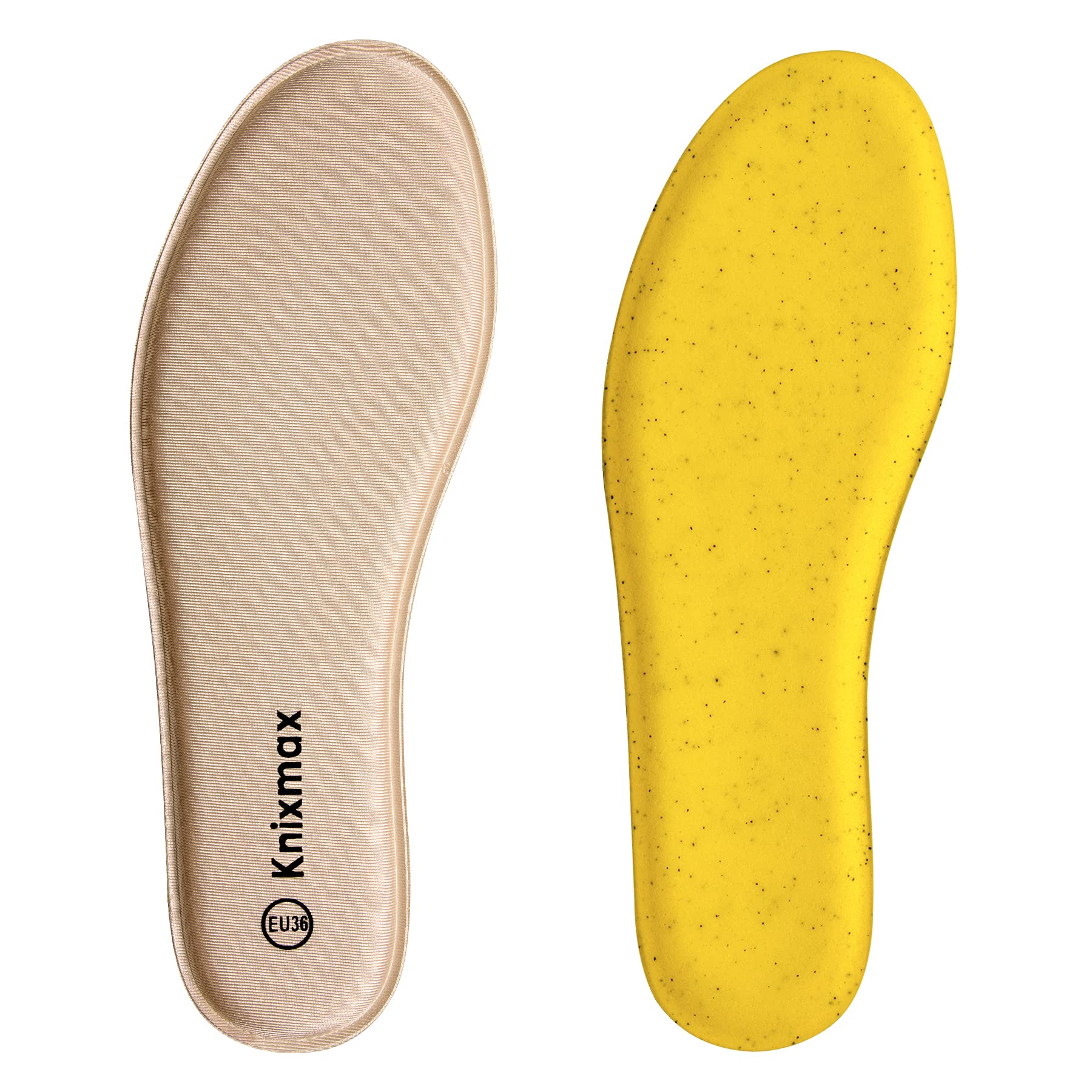 Knixmax Donna Uomo Solette in Memory Foam Inserti per Scarpe Comfort Assorbimento degli urti Imbottitura per il Supporto del Piede Suole Interne
