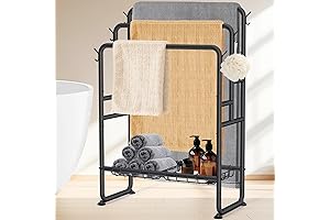 Kayfia Floor Standing Towel Racks for Bathroom