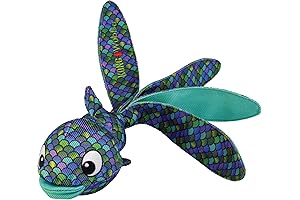 Kong Wubba Finz Blue Dog Toy, Extra Large