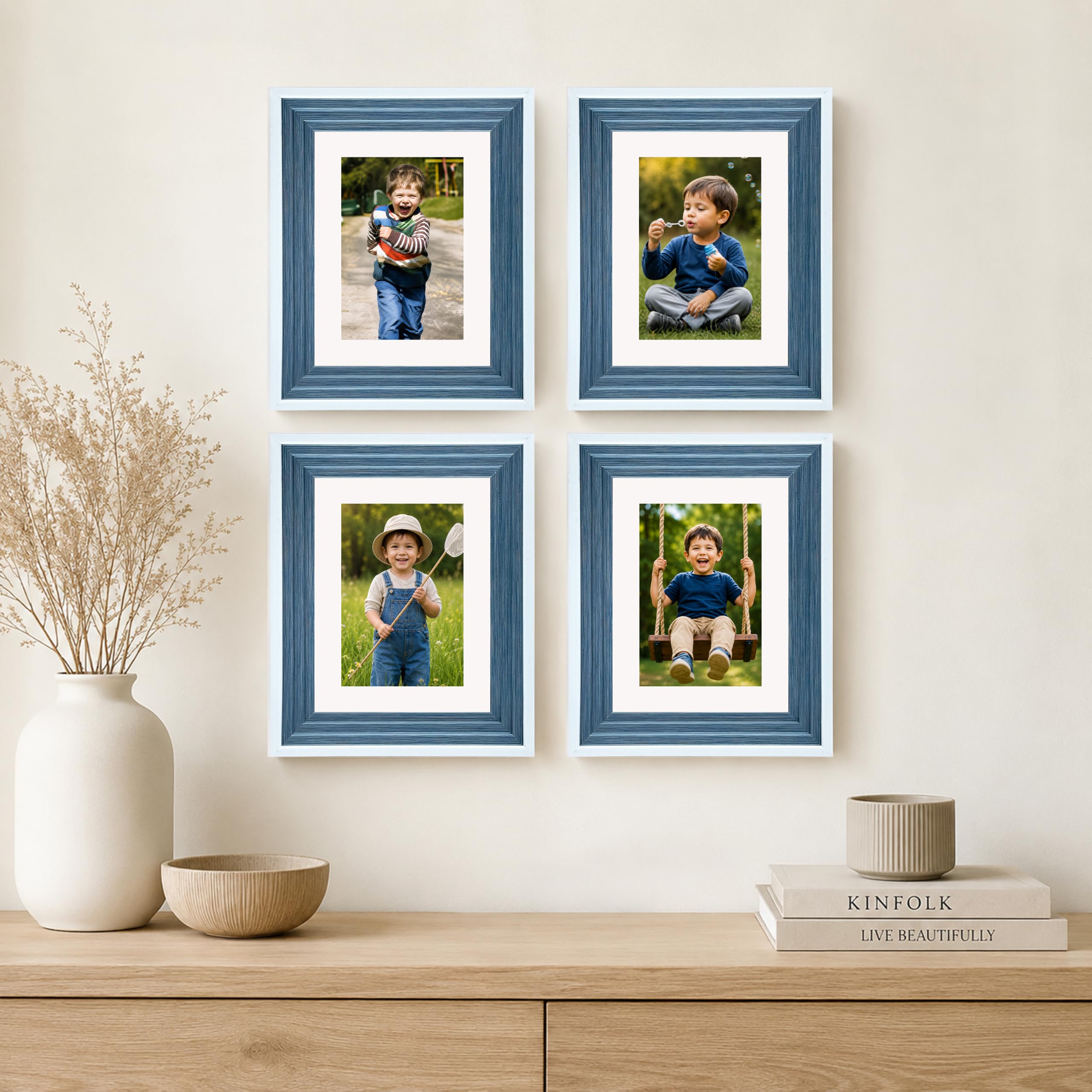 Art Street Photo Frames - Set of 4 Black -19