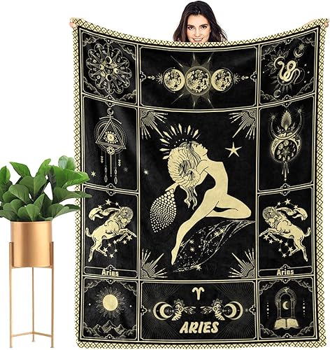 Taurus - Manta de 12 horóscopos manta de cama de astrología suave y acogedora manta de franela personalizada de 60 x 50 pulgadas Taurus - Manta de 12 horóscopos manta de cama de astrología suave y acogedora manta de franela personalizada de 60 x 50 pulgadas