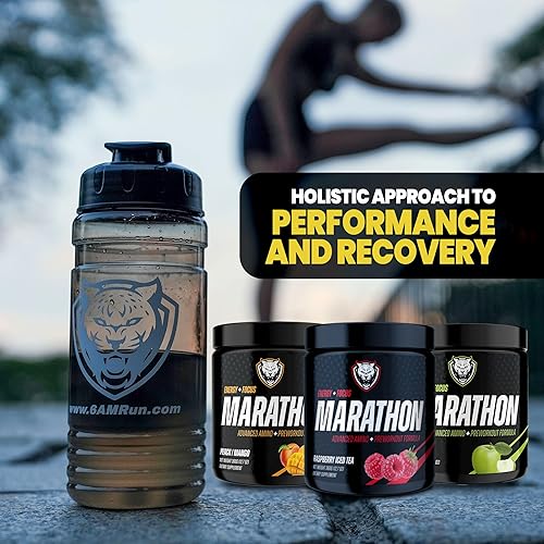 Miniatura 6 de 6AM Run Marathon  Suplementos de correr para resistencia y resistencia  Energía aminoamericana con BCAA para un combustible limpio antes de correr
