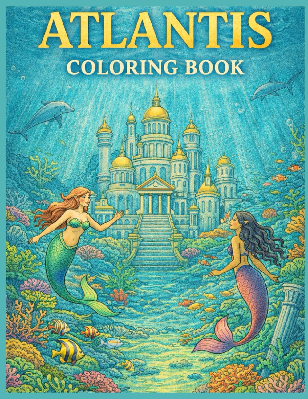 Atlantis Coloring Book (Fantasy Coloring Book Series)