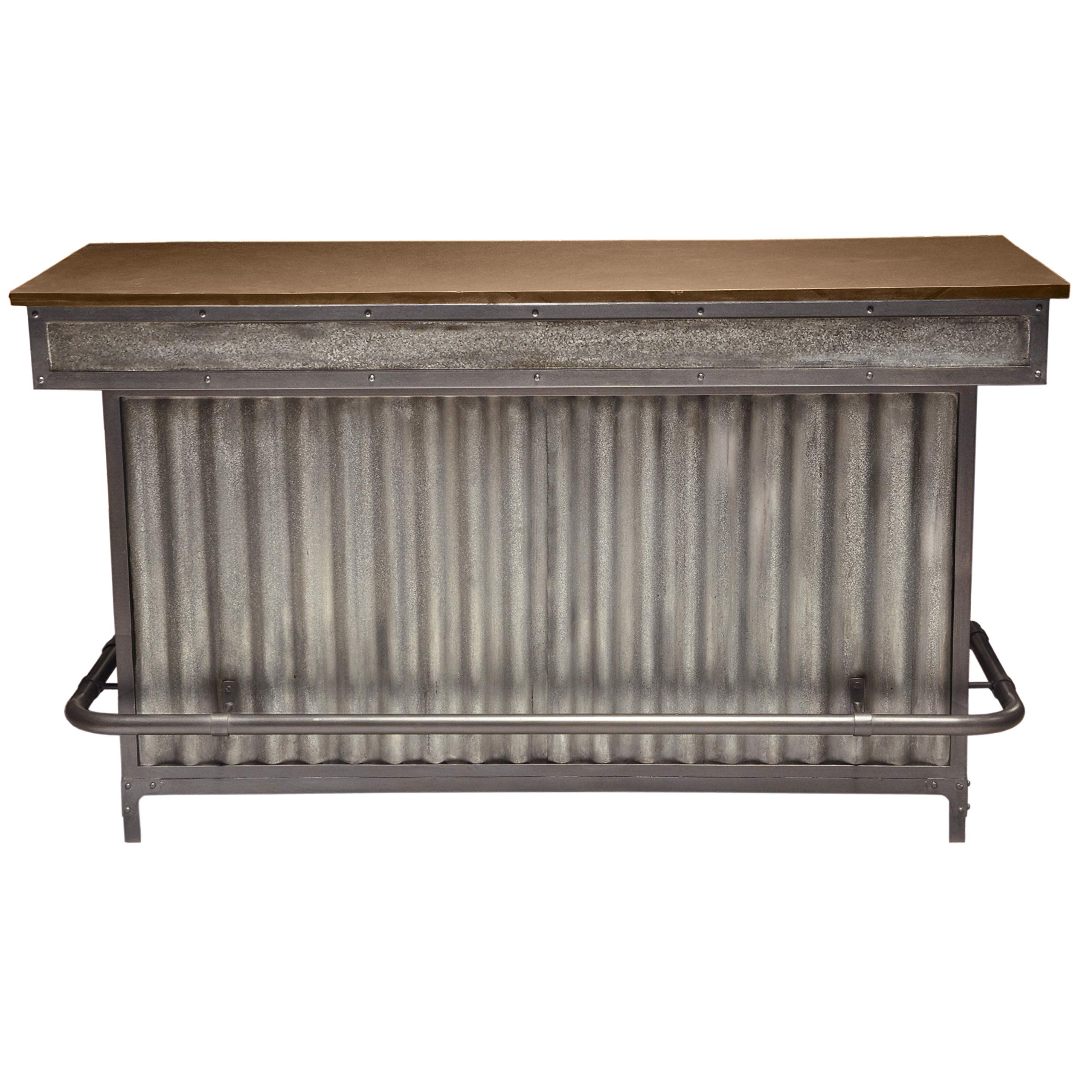 Bestier Industrial bar Sliding Mesh Door Barn Liquor