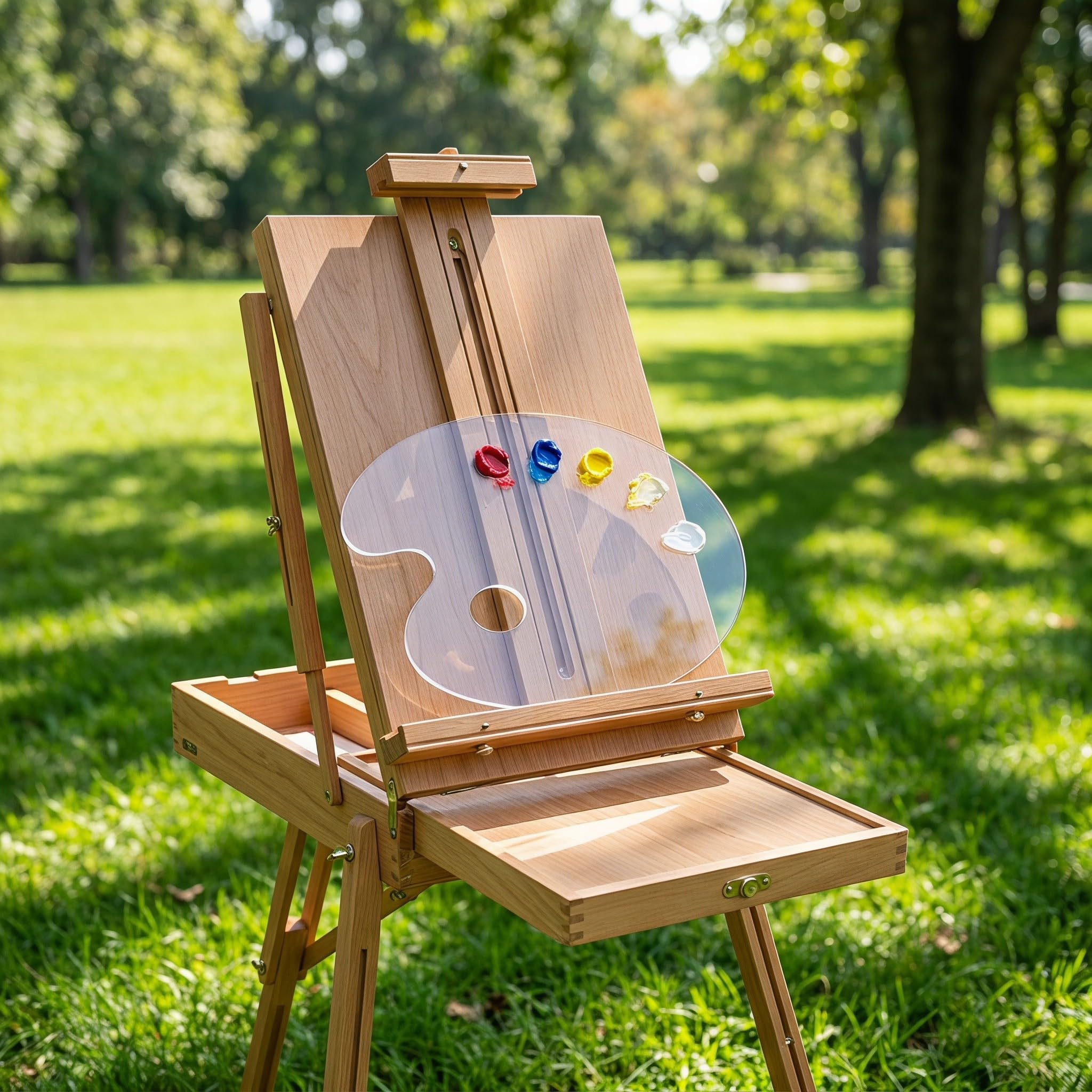 Zerodeko Palette de Peinture Acrylique 3 pièces avec Trou pour Le Pouce,