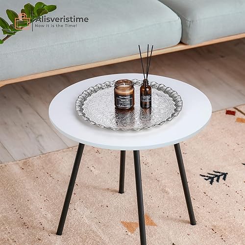 Miniatura 2 de Alisveristime Bandeja de zamac ondulada turca para café, té y café otomano (plata)