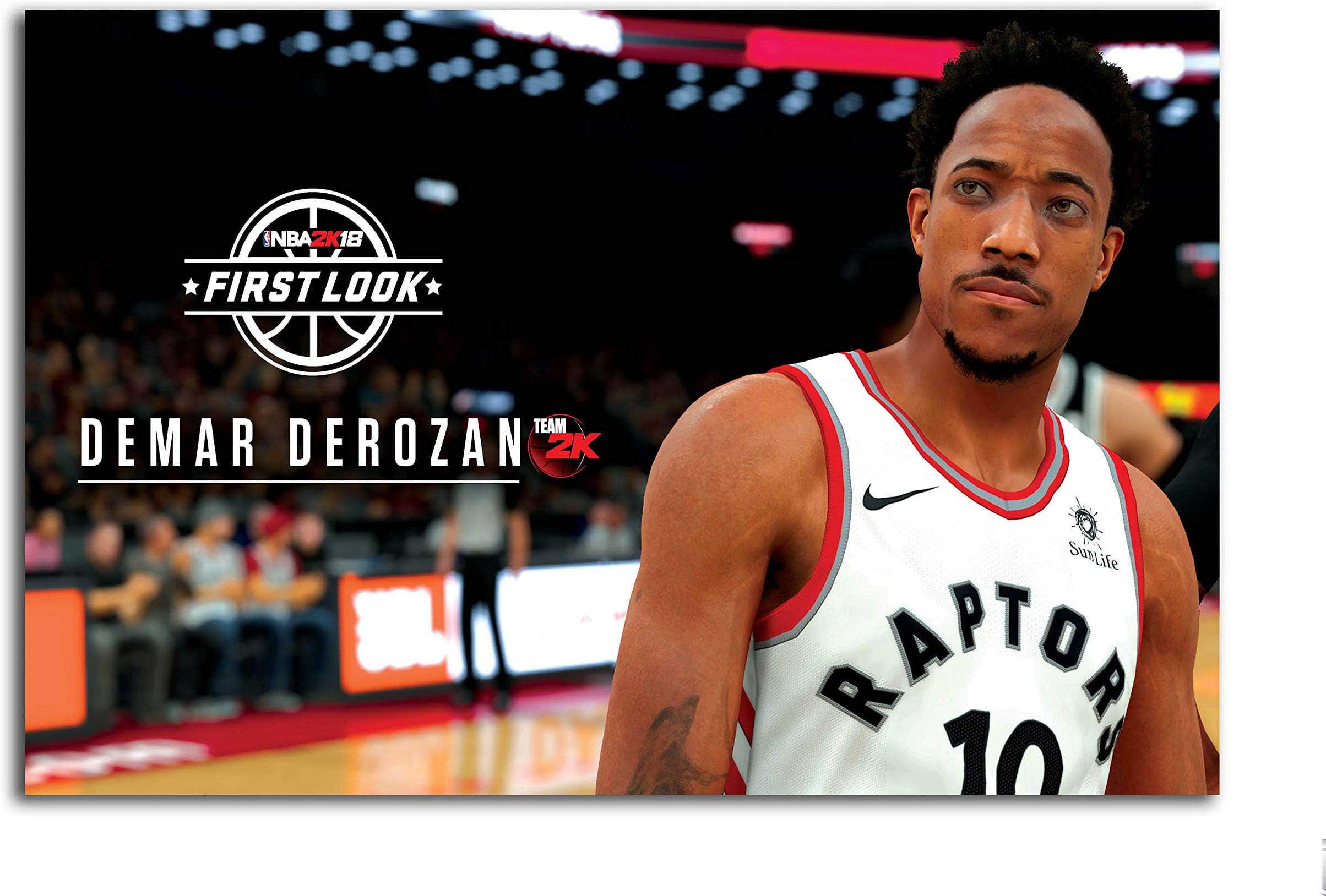 Tamatina HD Quality Demar DeRozan NBA 2K18 - Large Size Gaming Poster - 36in x 24in (92cm x 61cm)