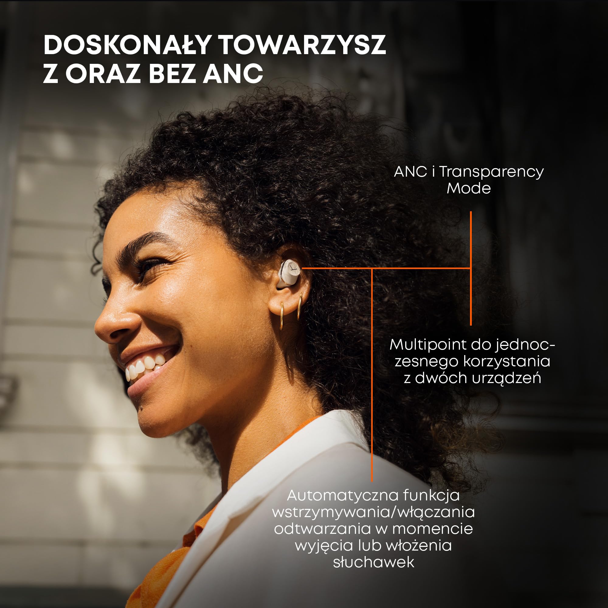 beyerdynamic AMIRON 300 Prawdziwie bezprzewodowe słuchawki z aktywną redukcją szumów i trybem transparentności, czarne, douszne, Bluetooth, 38-godzinny czas pracy baterii