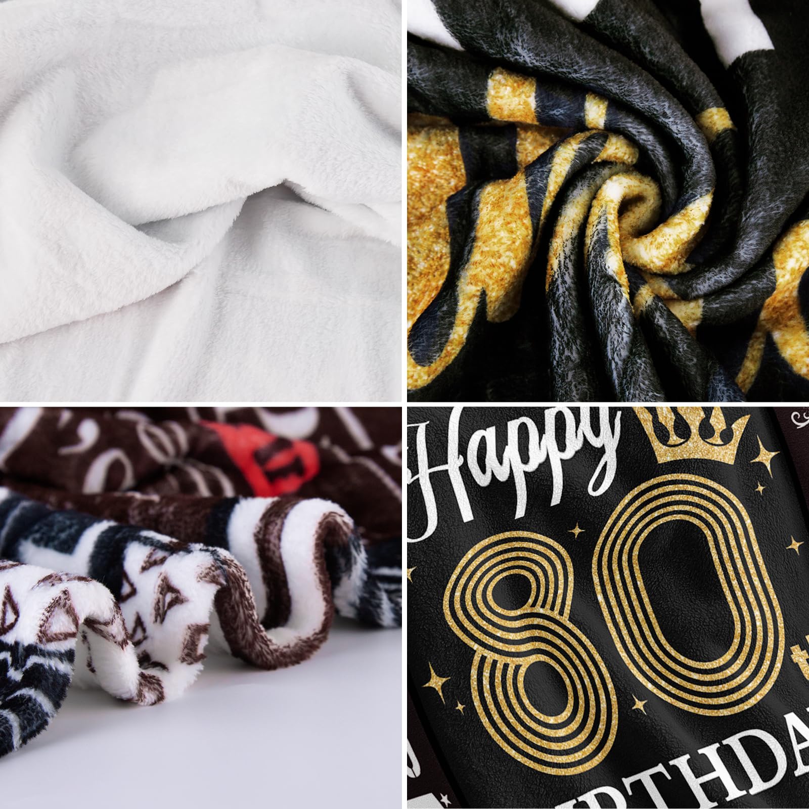 Regalo per 80° compleanno per uomo Lui 80 anni Regali di compleanno Coperta Regalo per uomo di 80 anni