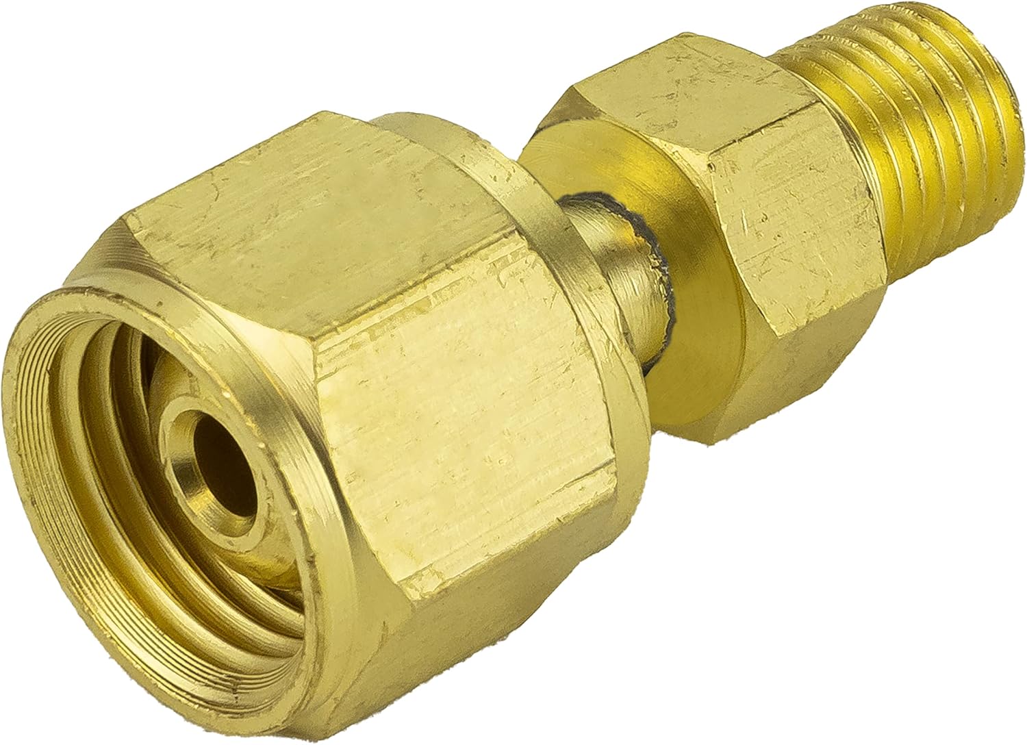 SÜA - Regulator/Torch to Hose Adaptors "B" 9/16"-18 to "A" 3/8"-24 for Oxygen and Acetylene/Propane