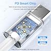 Cable de Carga USB C a USB C para Apple iPhone 17/16/15 Cargador Rápido 6 pies Largo USBC a USB-C Cable de Alimentación para iPhone 17/16 Pro/Pro Max/Air, MacBook Air 13 pulgadas/iPad Pro/Air/10th/4/5 Tipo C Paquete de 2 6 pies 60W 3