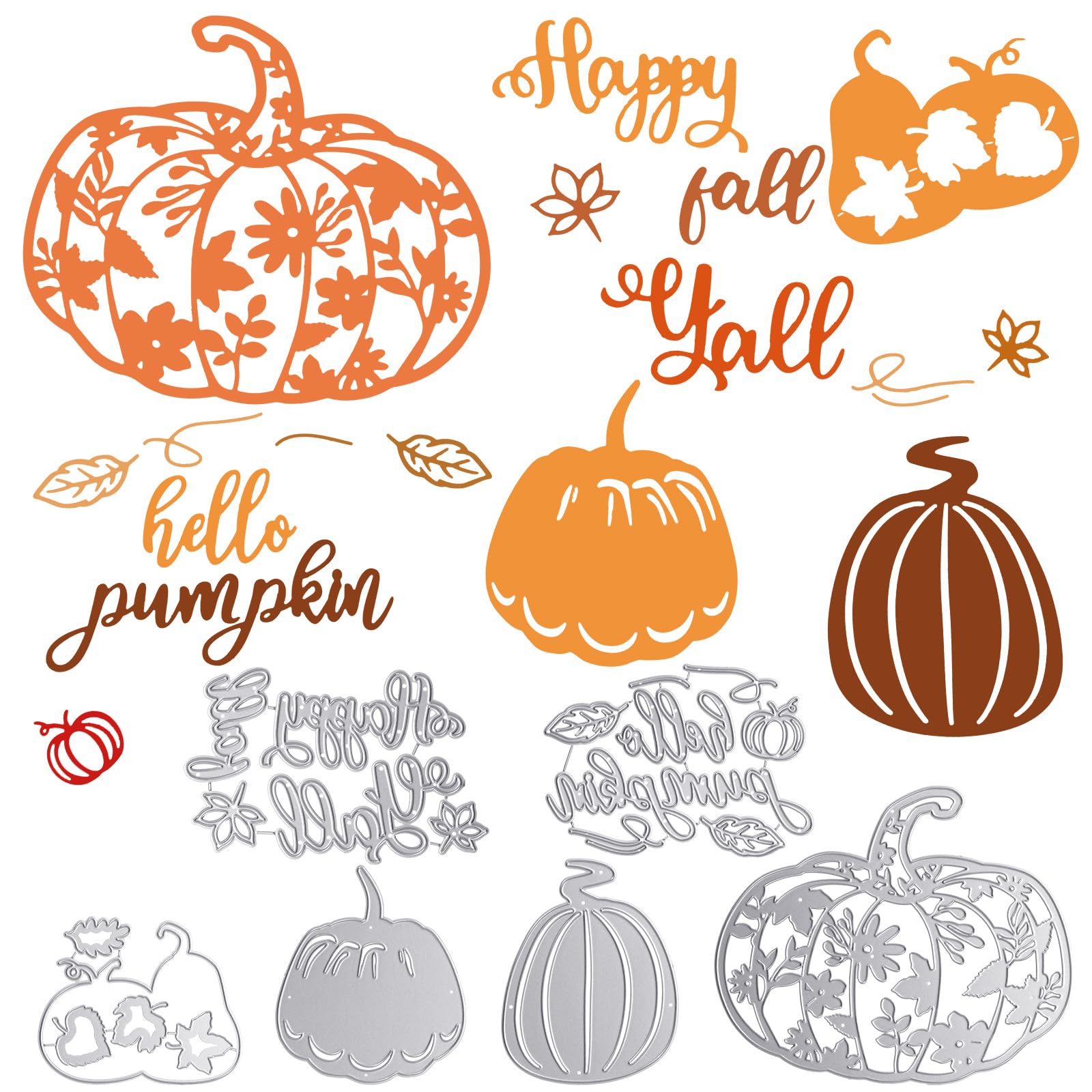 Lasnten fall pumpkin cutting dies