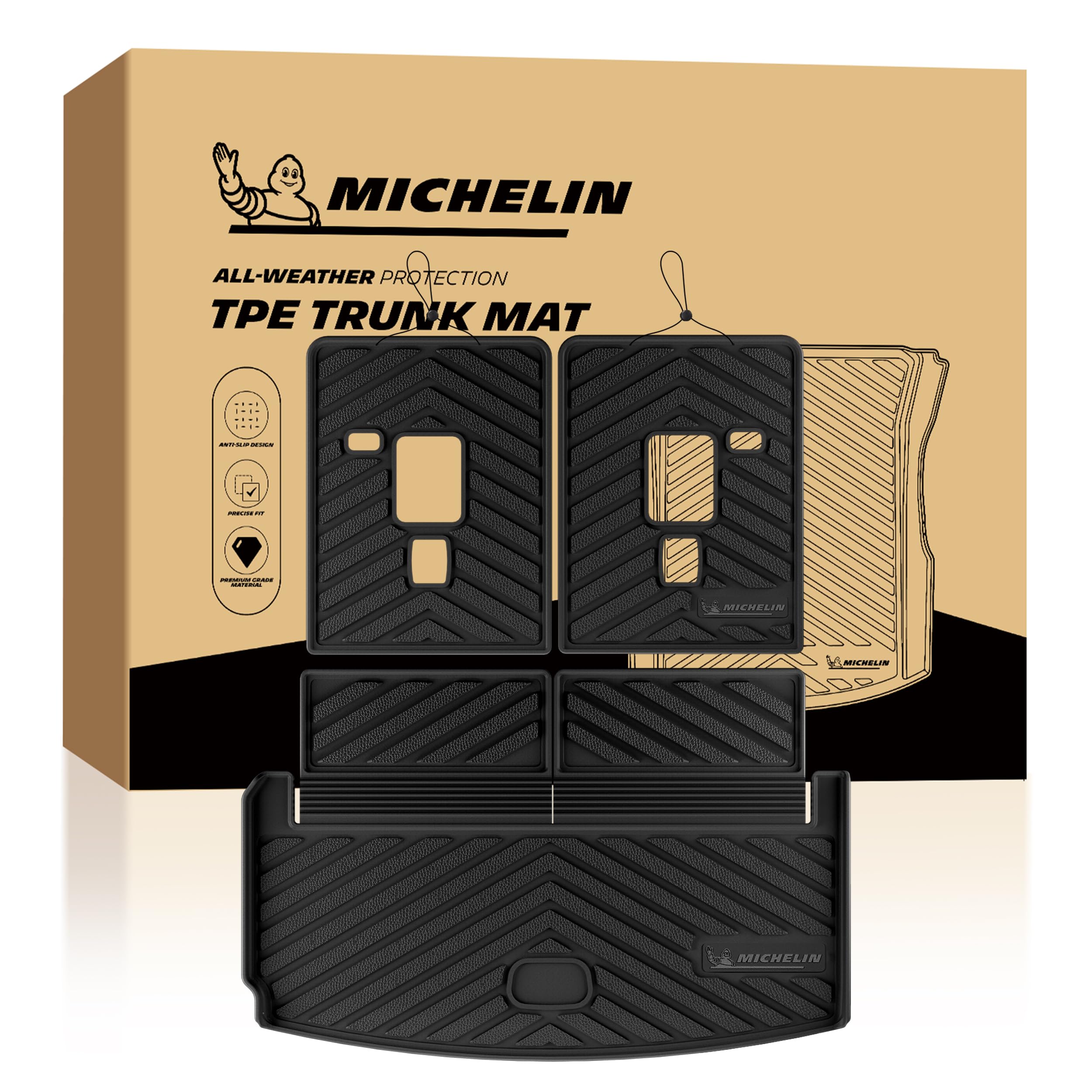 Michelin Vehicle Mats for 2021-2026 Jeep Grand Cherokee L (3 Piece)