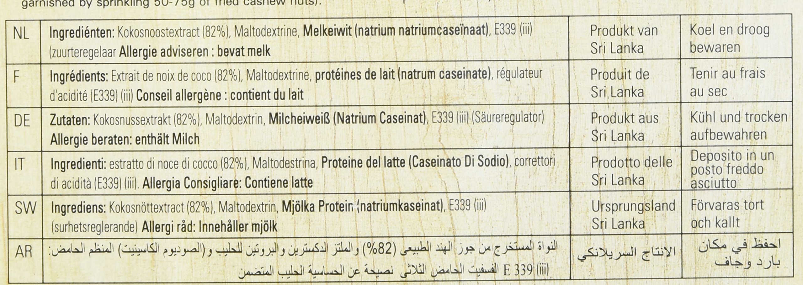 Renuka Kokoscreme instant, 6er Pack (6 x 300 g)