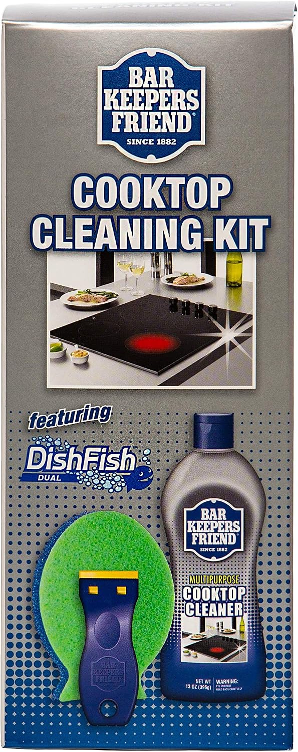 Bar Keepers Friend Cooktop Cleaning Kit - 13oz