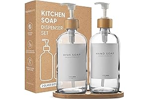 MaisoNovo Kitchen Soap Dispenser Set with Tray