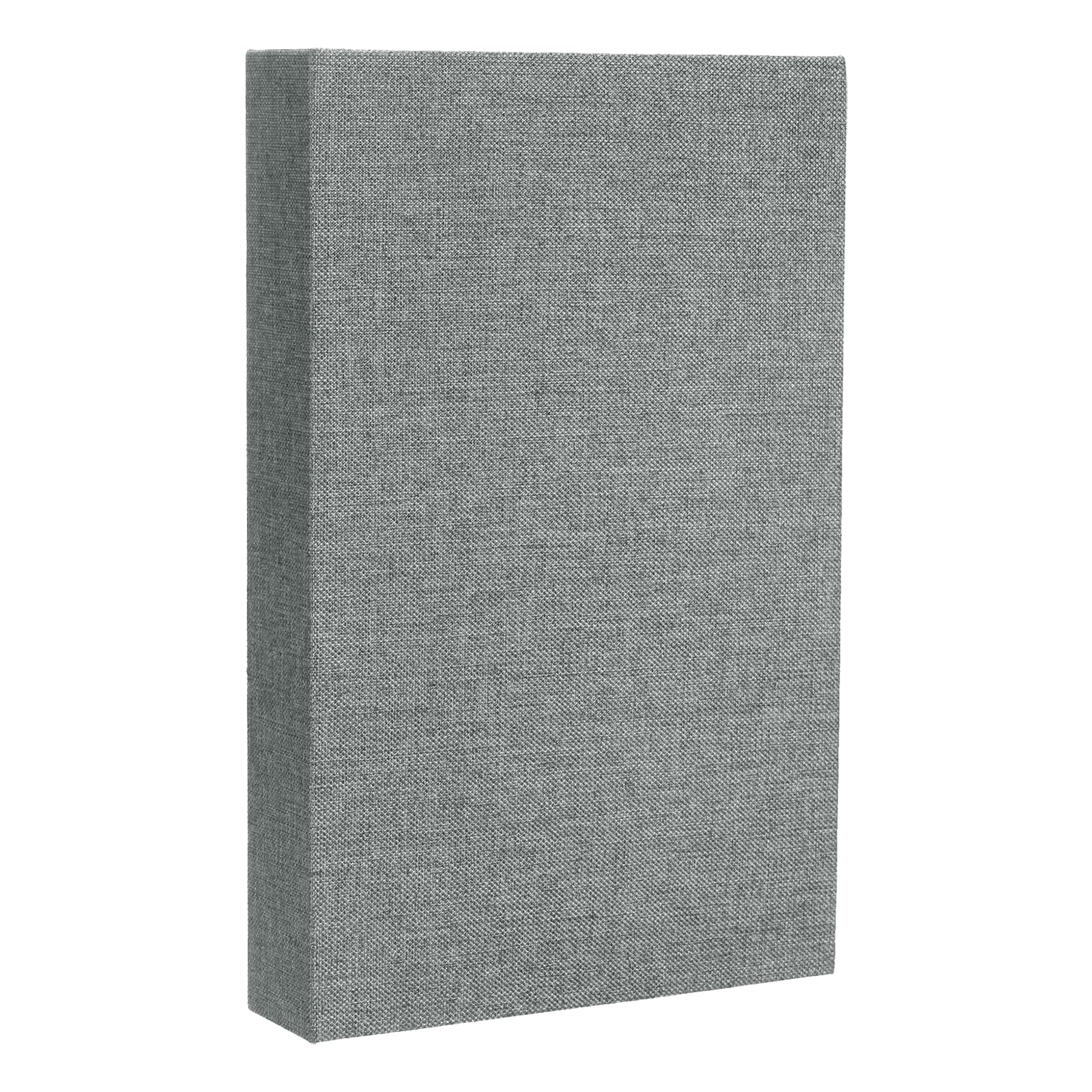 sourcing map Decorative Books, 10.6 x 6.7 Linen Fake Books for Decoration Faux Decor Book for Modern Aesthetic Home Office Coffee Table Shelf Desktop Display, Dark Grey