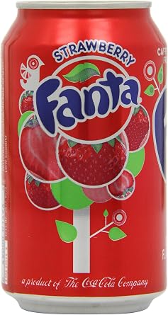 Fanta Strawberry Soda 355 ml (Pack of 6)