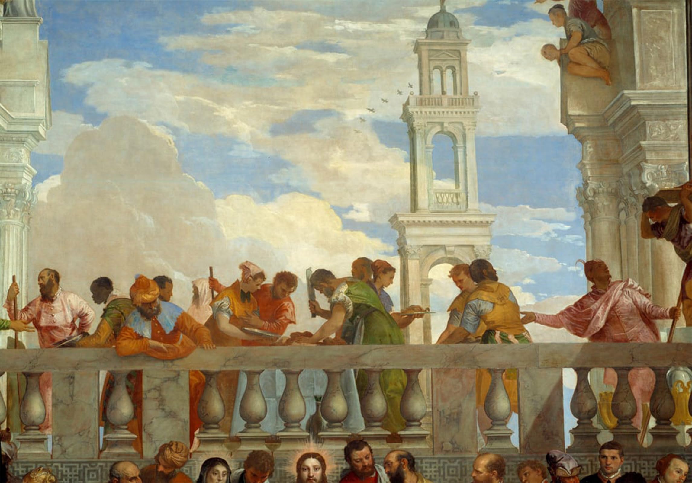 ARTXLXXBN Famous Art Print Poster Vintage Wall Art the Wedding of Cana by Veronese Canvas Art Poster for Home Decor 60x90cm