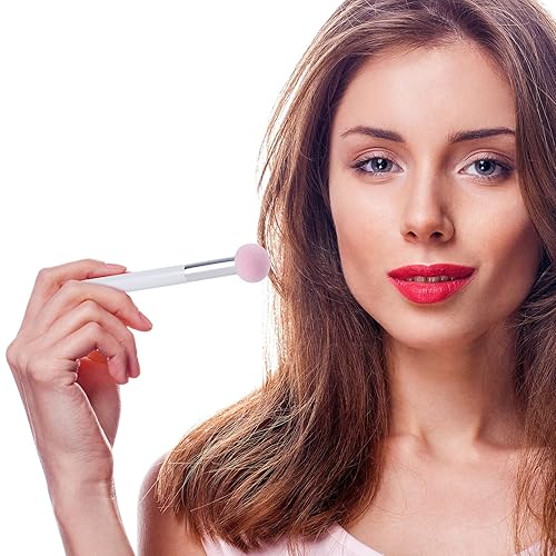 Miniatura 7 de PAGOW 6 aplicadores de maquillaje de esponja con asa, aplicadores de sombra de ojos de esponja, cepillo de esponja para sombra de ojos, brochas de