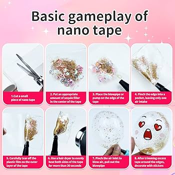 BABYL★ MINI GONG&STICKER PACK & TAPE BABYL☆ MINI GONG&STICKER PACK & TAPE Jimcii Pink Nano Tape