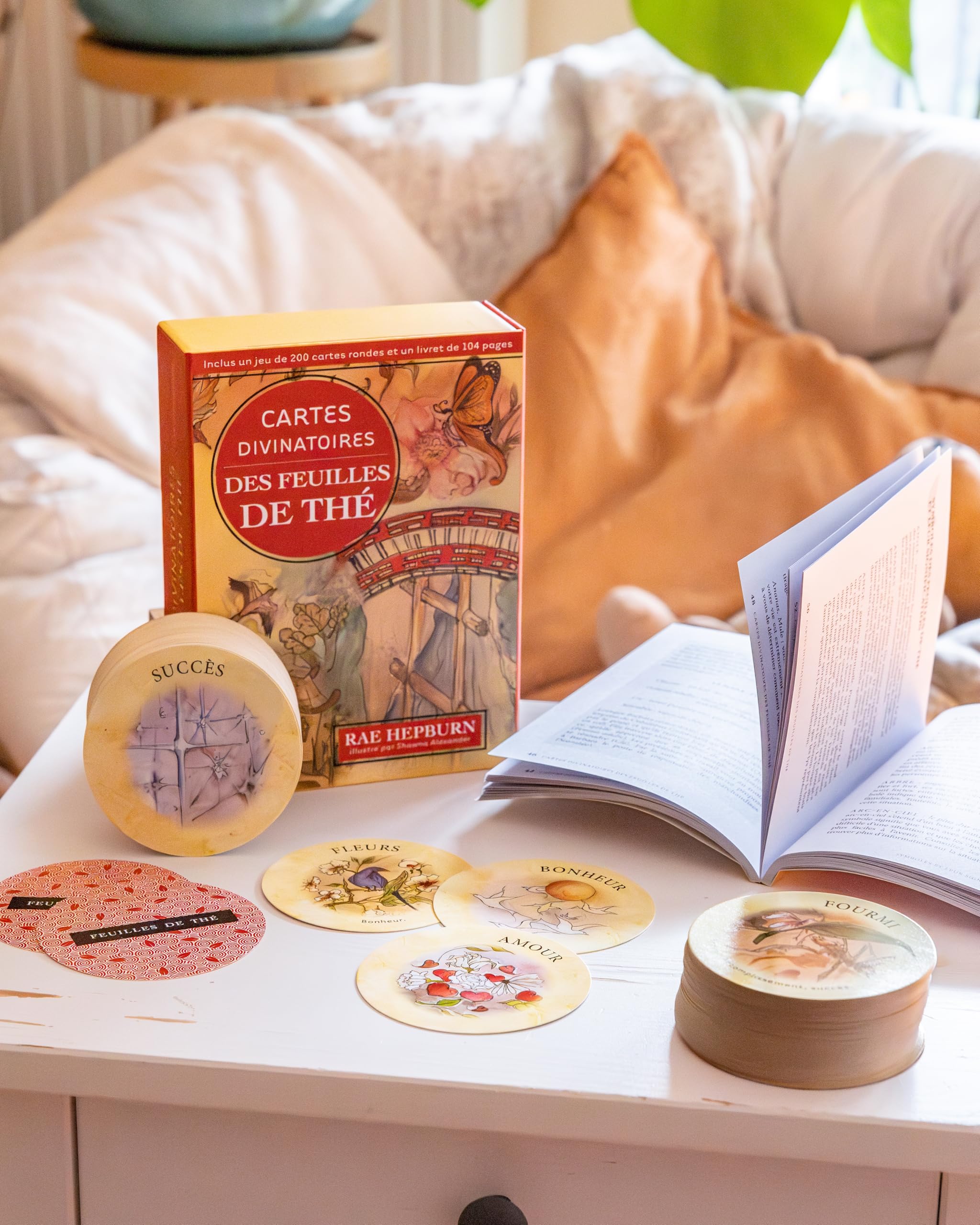 Cartes divinatoires des feuilles de thé