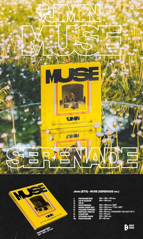 BTS JIMIN ジミン ソロアルバム MUSE 2形態 JIMIN (BTS) 2ndソロアルバム『MUSE』|K-POP・アジア