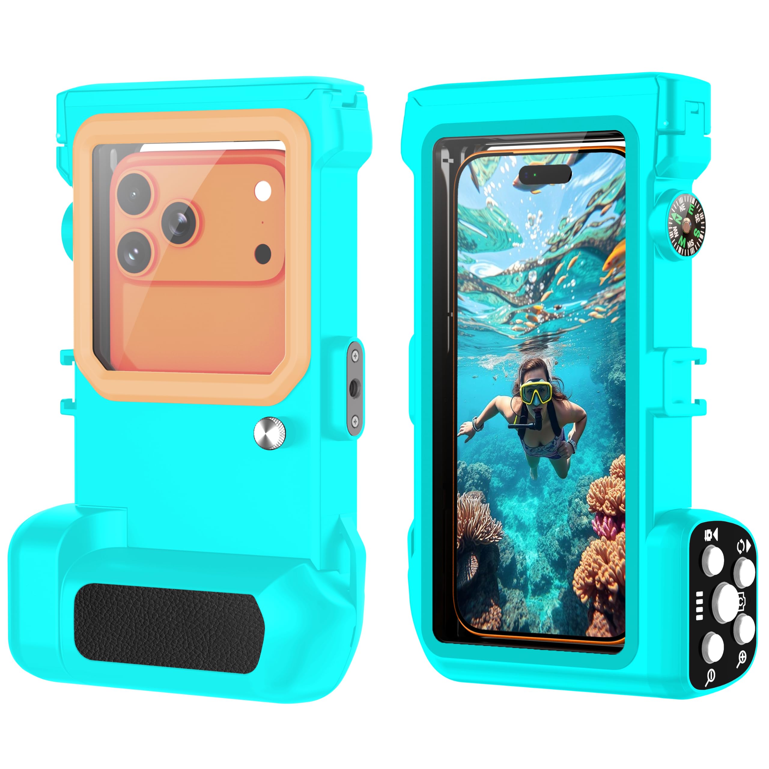 Wasserdichte Handyhülle Unterwasser Wasserfeste 15m Handy Wasserschutzhülle Handytasche Wasserdicht Schwimmen Baden für iPhone 16 Pro 16 Pro Max 15 Pro 15 Pro Max 14 13 12 Pro 1213 14 Pro Max