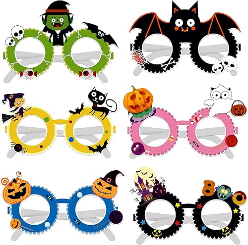Miniatura 1 de Gafas de Halloween para niños, paquete de 6  Gafas de fiesta de Halloween, suministros de fiesta de Halloween, recuerdos de fiesta de Halloween,