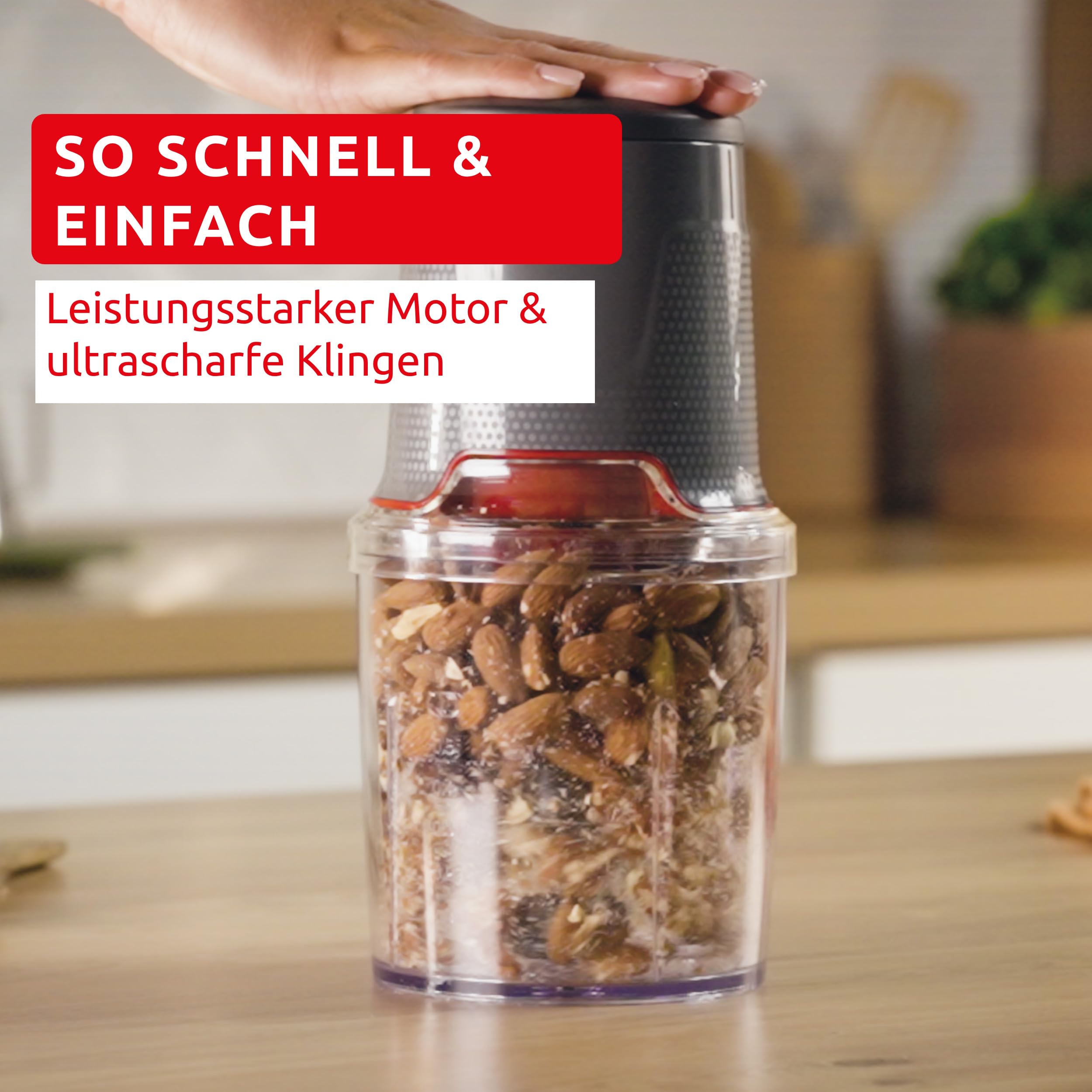 Moulinex Easy Press elektrischer Zerkleinerer, 500 ml Fassungsvermögen